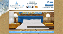 Desktop Screenshot of buccaneermotel.com.au